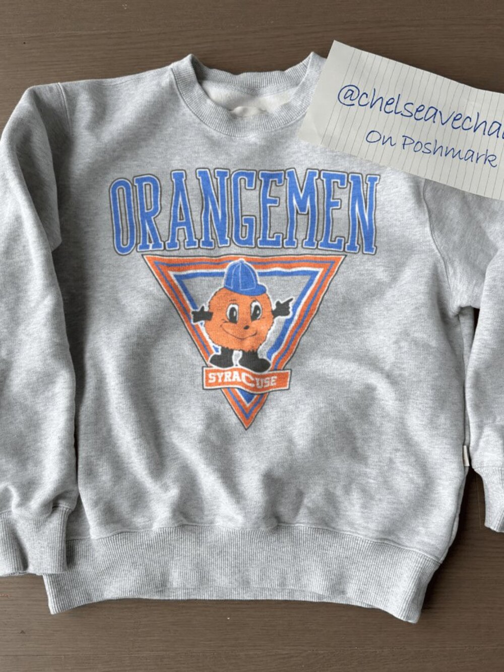Vintage Syracuse University Crewneck Sweatshirt Syracuse Orange Basketball Shirt